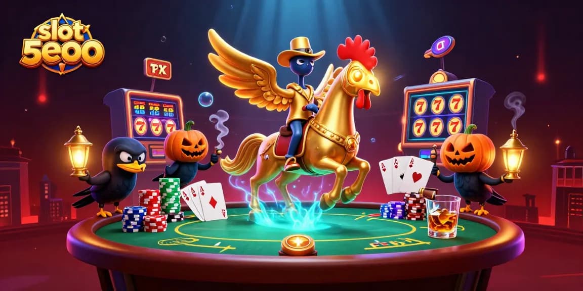 Engage in thrilling gameplay with slot depo 5000, showcasing a vibrant scene of dynamic casino elements.