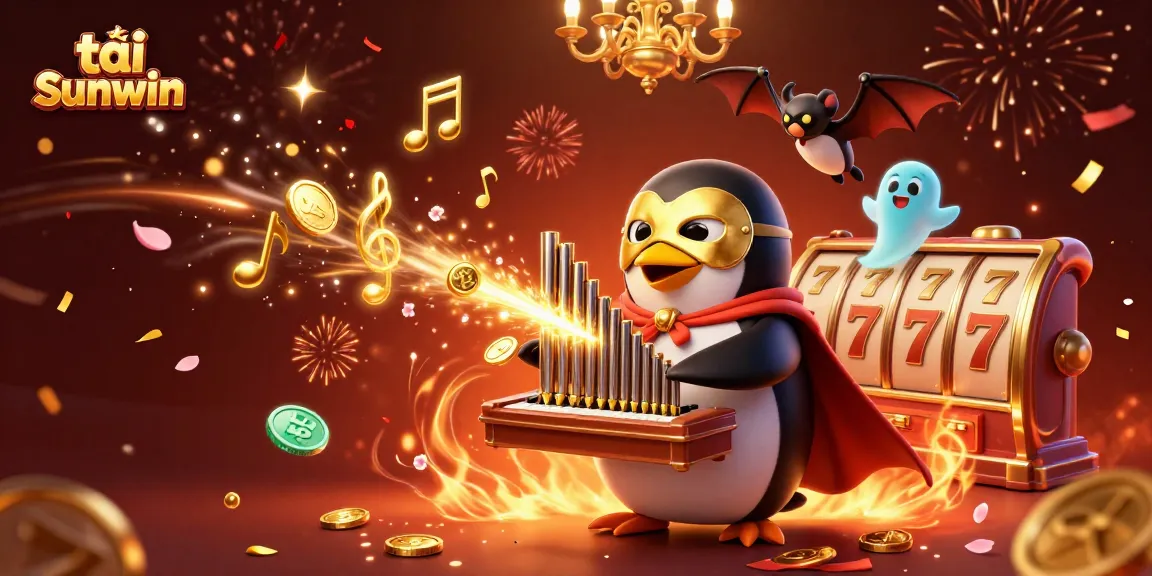 Engage with the exciting world of casino gaming by tải sunwin featuring a dynamic, lively 3D illustration.
