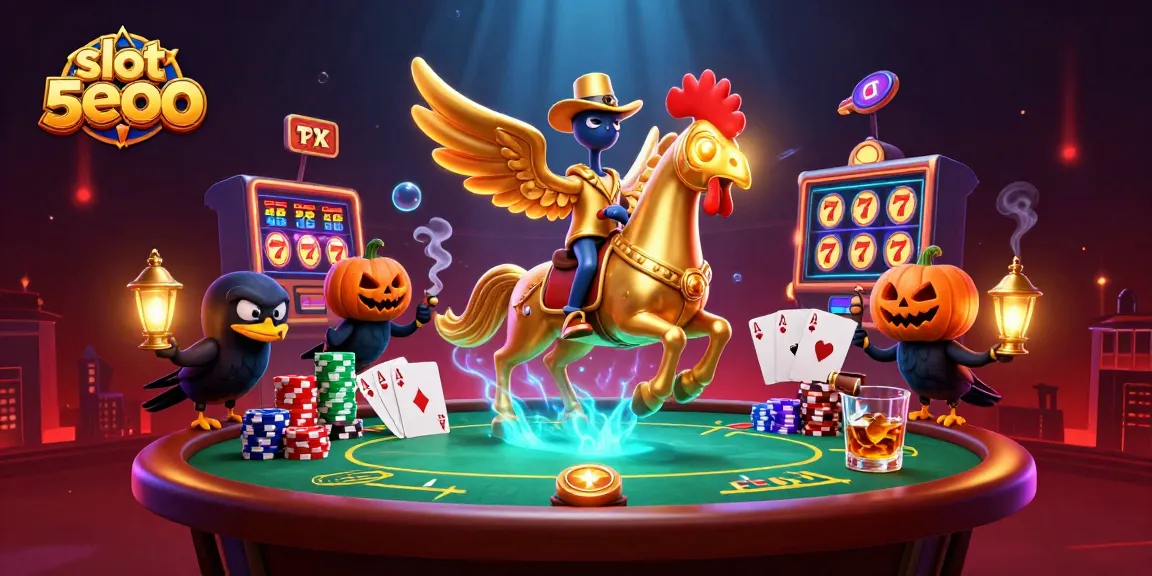 Engage in thrilling gameplay with slot depo 5000, showcasing a vibrant scene of dynamic casino elements.