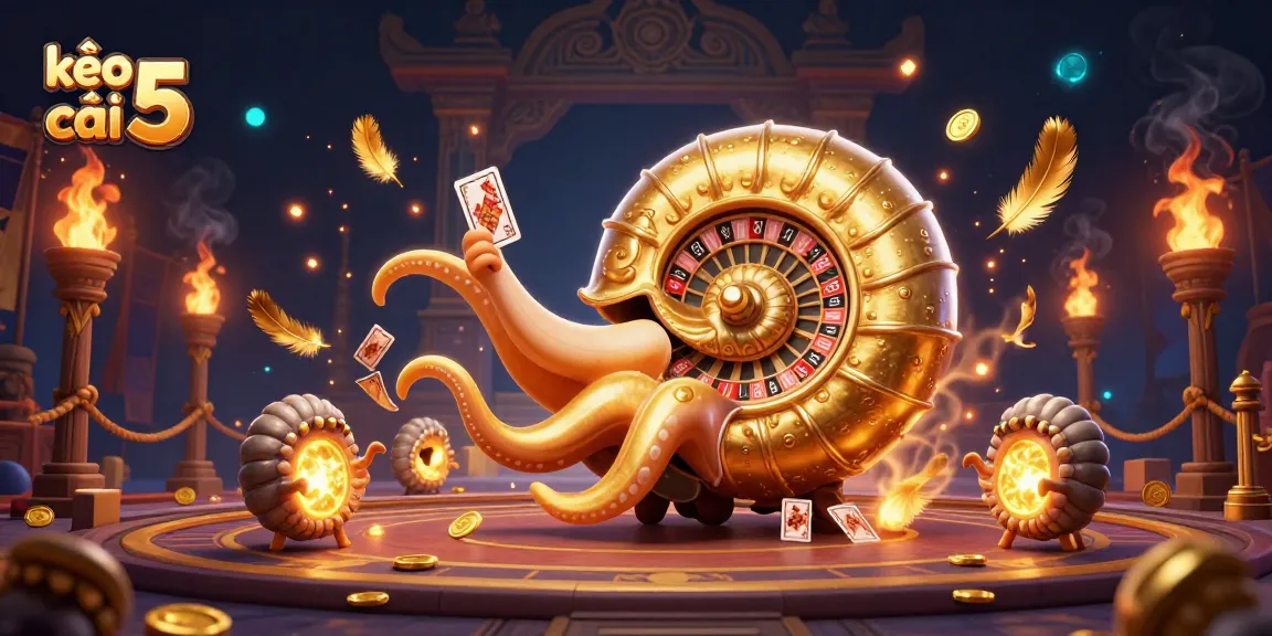 Engage in exciting gameplay with kèo nhà cái 5 featuring a spectacular nautilus roulette wheel.