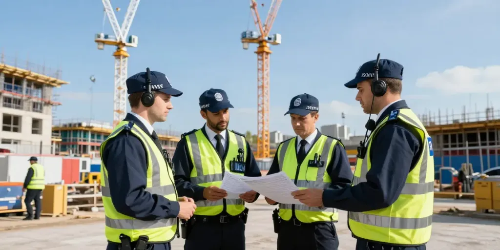 Construction Site Security by professional contractors providing trusted security services.