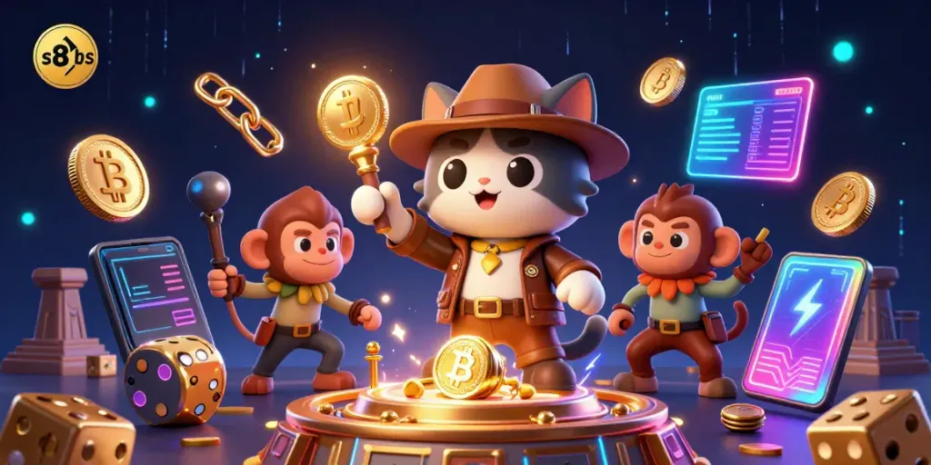 Experience s8-bs thrill as a cat archaeologist uncovers golden casino treasures amidst ancient traps.
