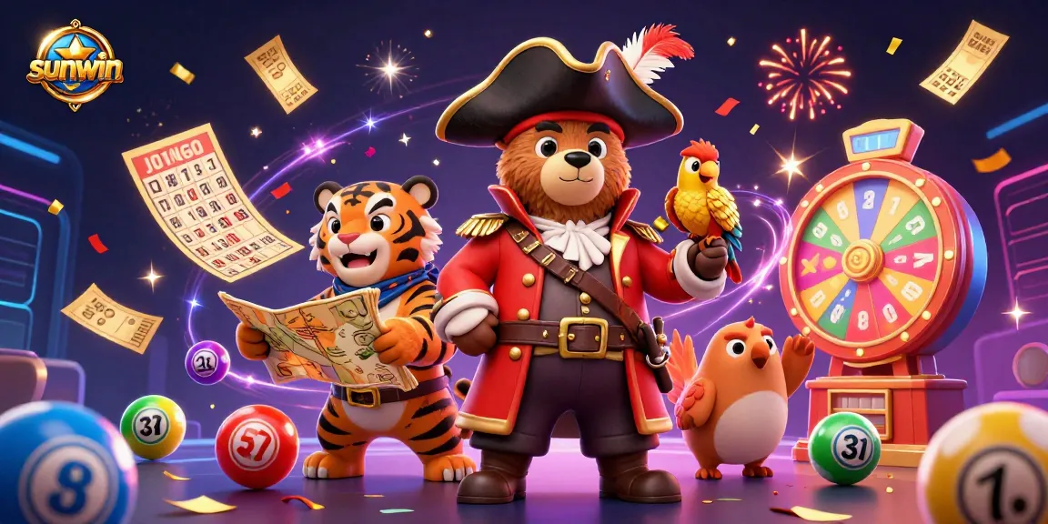 Engage in thrilling gameplay at sunwin with vibrant lottery balls and exciting treasure hunt adventure.